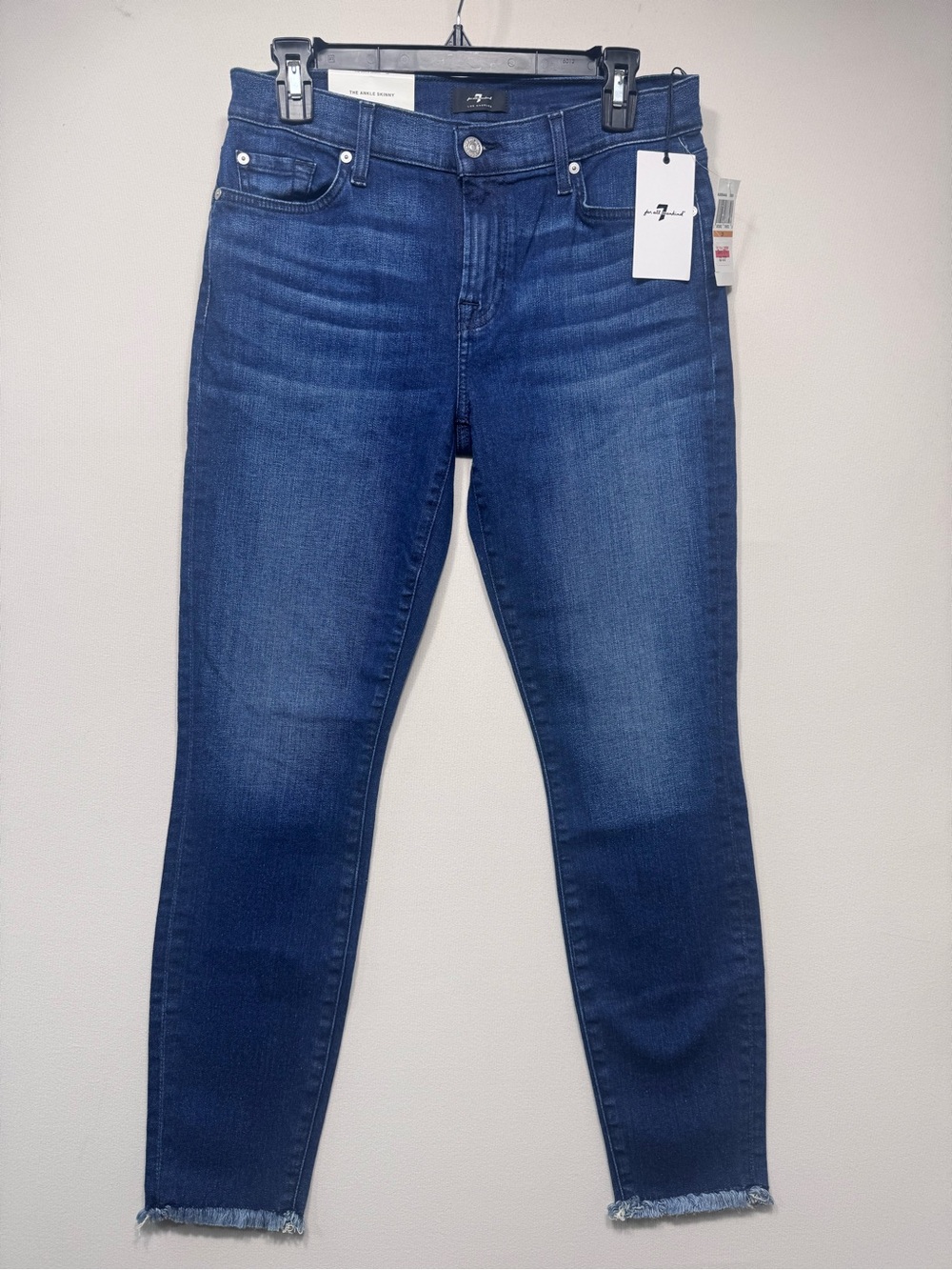 7 For All Mankind Women’s Dark Blue Skinny Jeans